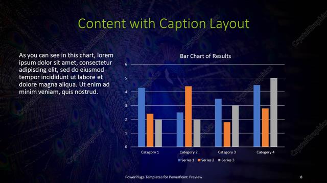 Content with Caption presentation slide layout