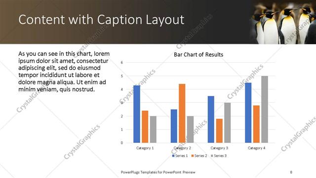 Content with Caption presentation slide layout
