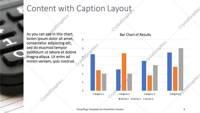 Content with Caption presentation slide layout