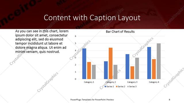 Content with Caption presentation slide layout