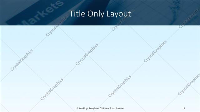 Title Only presentation slide layout
