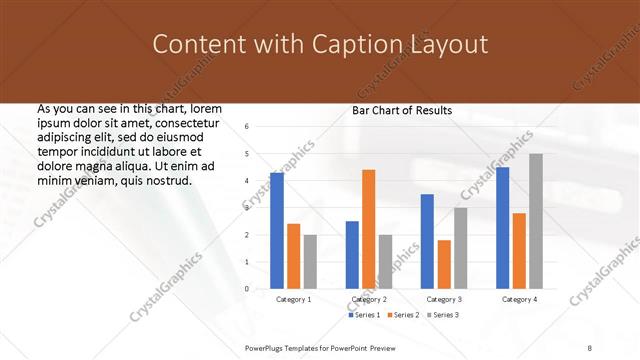 Content with Caption presentation slide layout