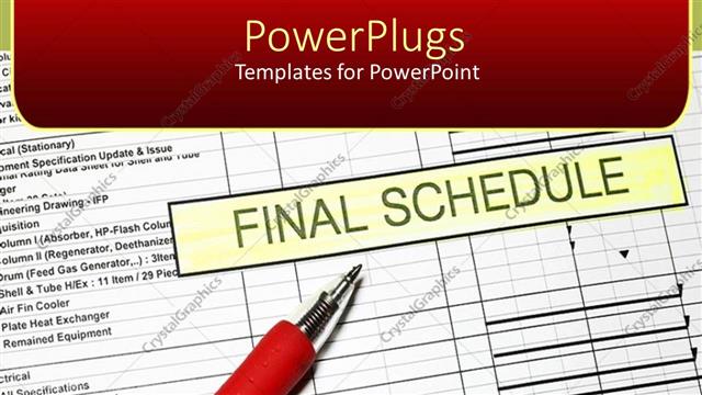 Presentation with final - A pen with a report and place for text