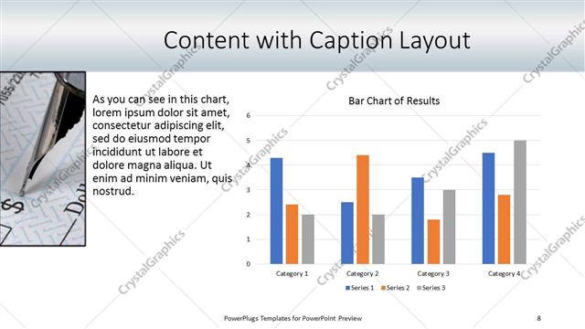 Content with Caption presentation slide layout