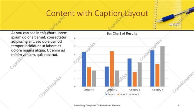 Content with Caption presentation slide layout