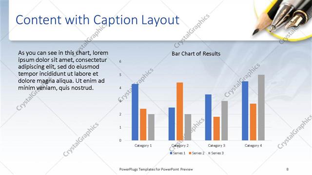 Content with Caption presentation slide layout