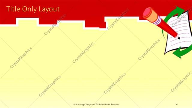 Title Only presentation slide layout