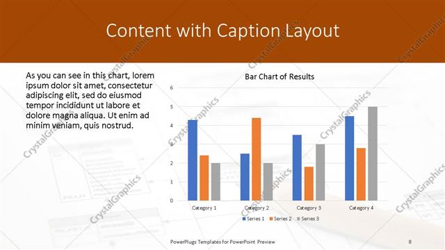 Content with Caption presentation slide layout