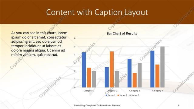 Content with Caption presentation slide layout