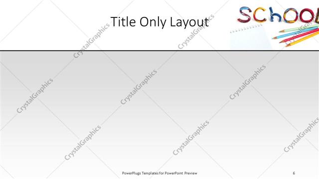 Title Only presentation slide layout