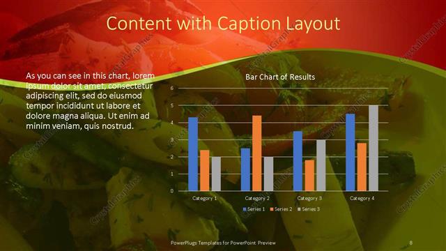 Content with Caption presentation slide layout