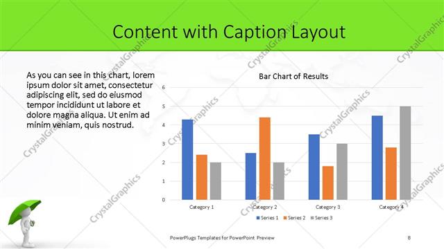 Content with Caption presentation slide layout