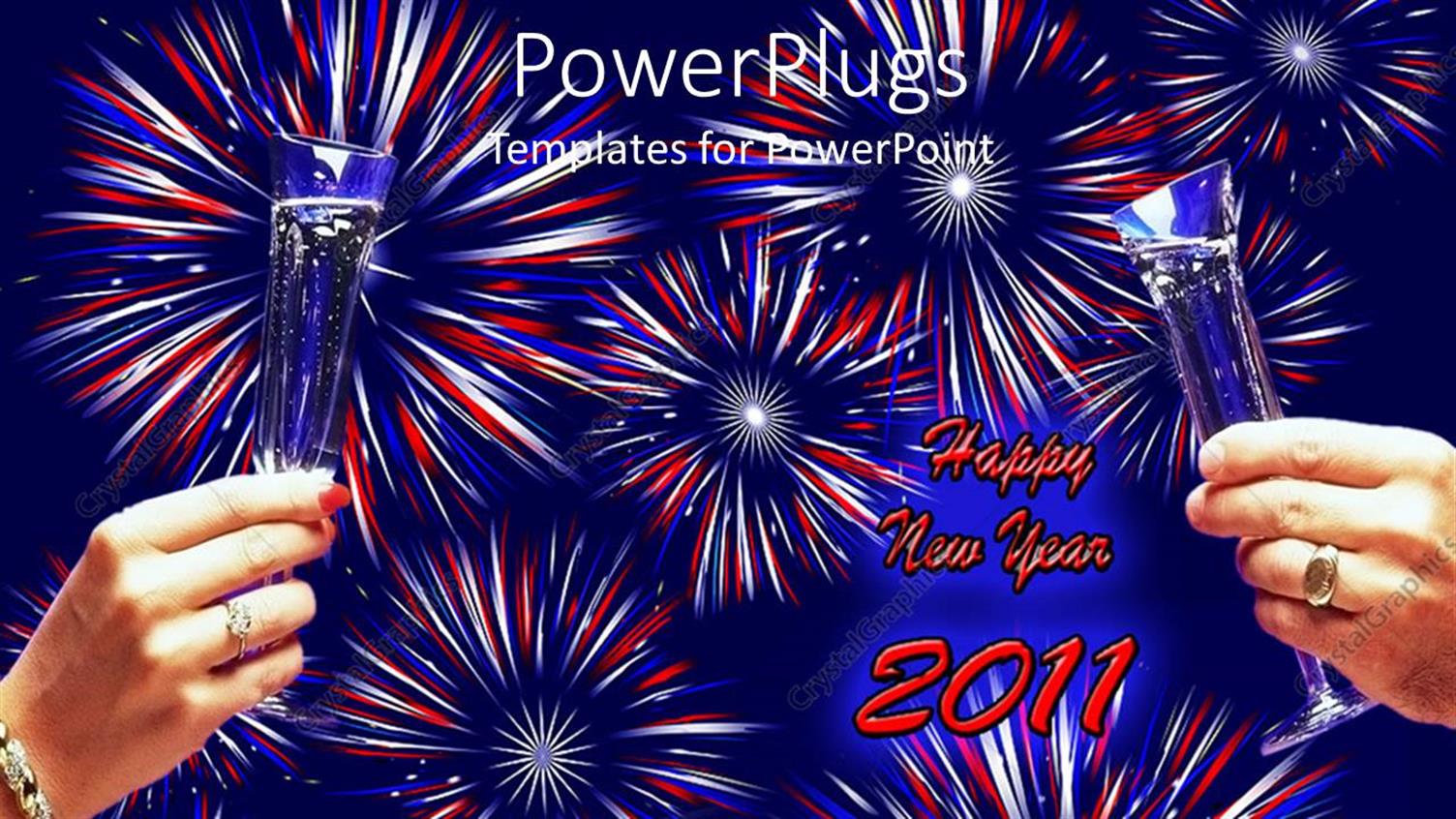 Featuring People Celebrating the New Year with Clear Sky in the Background