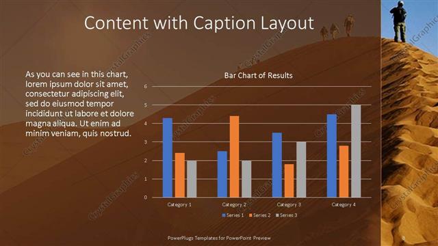 Content with Caption presentation slide layout