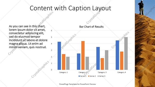 Content with Caption presentation slide layout