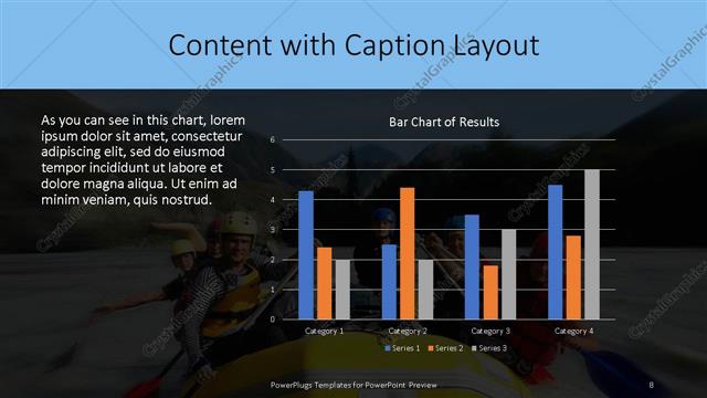 Content with Caption presentation slide layout