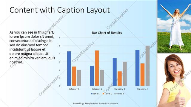 Content with Caption presentation slide layout