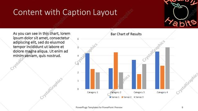 Content with Caption presentation slide layout