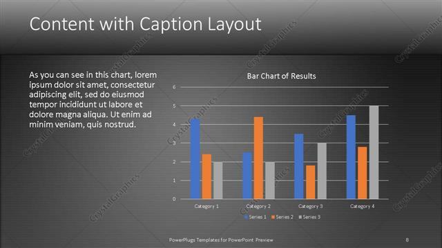 Content with Caption presentation slide layout