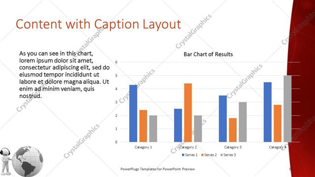 Content with Caption presentation slide layout