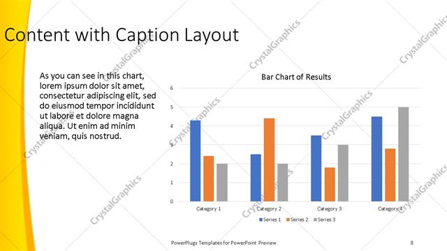 Content with Caption presentation slide layout