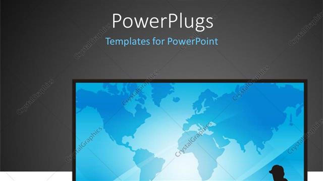  Presentation with front office - People sitting in front of a screen for presentation with grey color