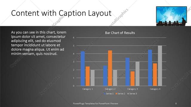 Content with Caption presentation slide layout