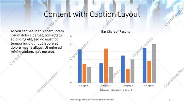 Content with Caption presentation slide layout