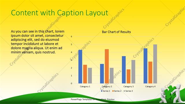 Content with Caption presentation slide layout