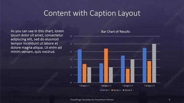 Content with Caption presentation slide layout