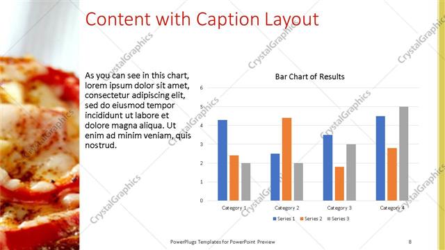 Content with Caption presentation slide layout