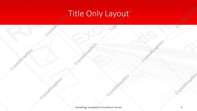 Title Only presentation slide layout