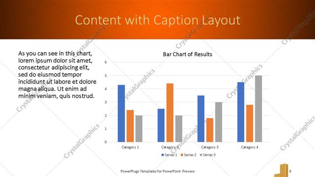 Content with Caption presentation slide layout