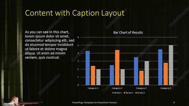 Content with Caption presentation slide layout