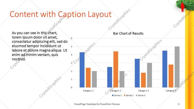 Content with Caption presentation slide layout