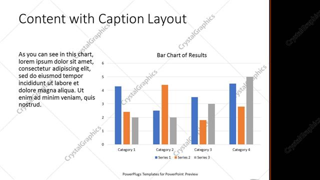 Content with Caption presentation slide layout