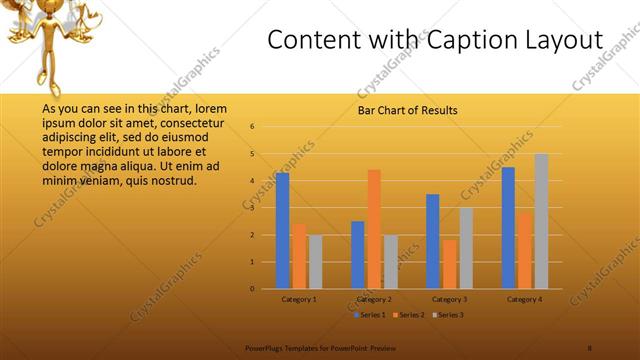 Content with Caption presentation slide layout