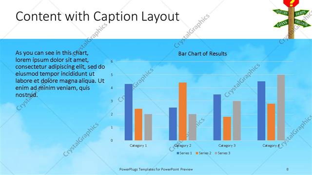Content with Caption presentation slide layout