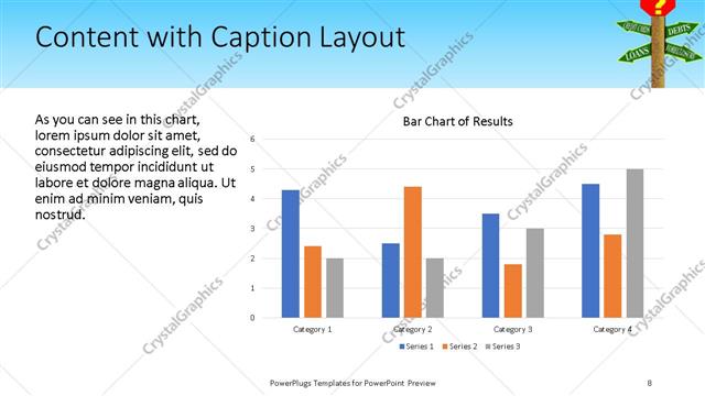 Content with Caption presentation slide layout