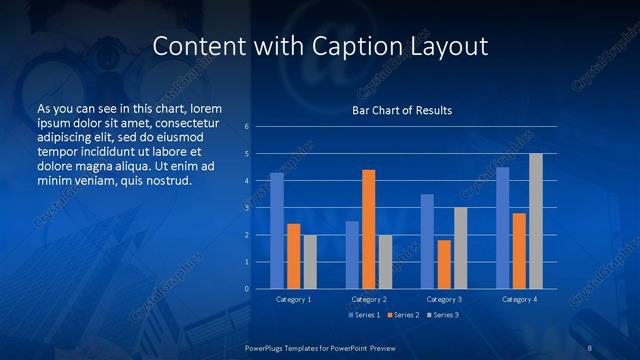 Content with Caption presentation slide layout
