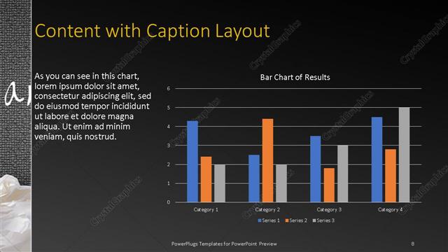 Content with Caption presentation slide layout