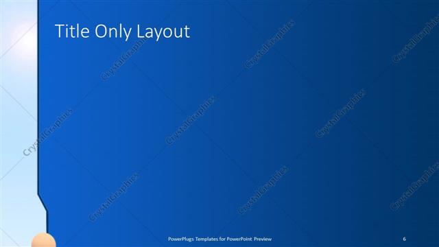 Title Only presentation slide layout