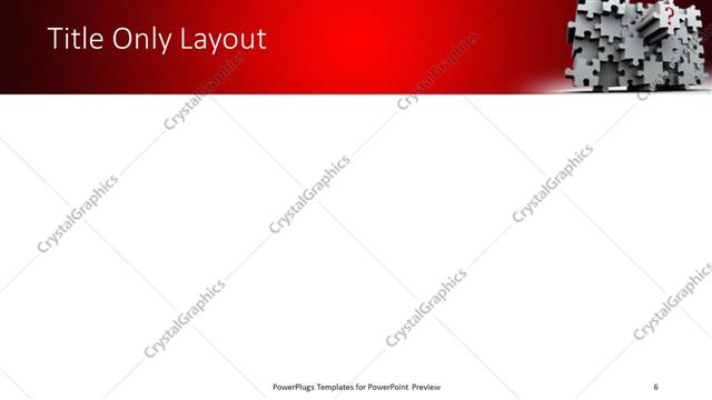 Title Only presentation slide layout