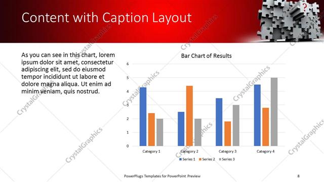 Content with Caption presentation slide layout