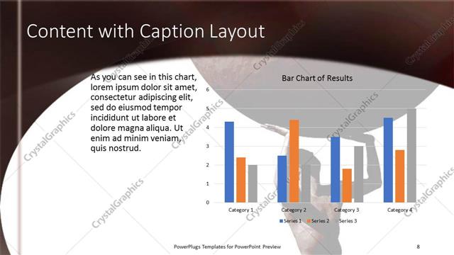 Content with Caption presentation slide layout