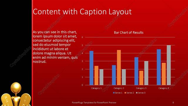Content with Caption presentation slide layout