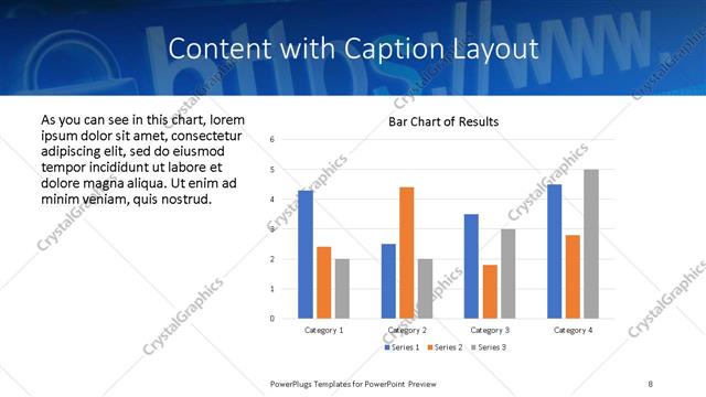 Content with Caption presentation slide layout
