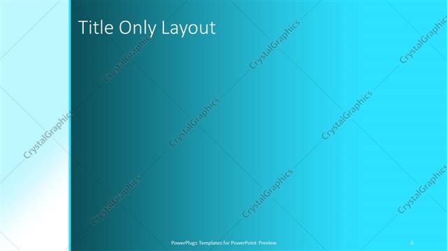 Title Only presentation slide layout