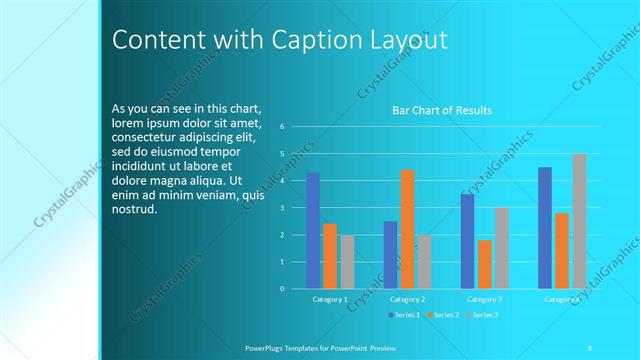 Content with Caption presentation slide layout
