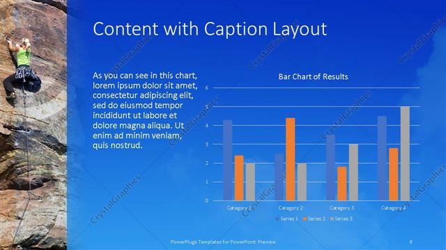 Content with Caption presentation slide layout